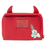 Loungefly Cartera con cremallera para cosplay de Stitch Devil