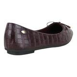 Flat Para Mujer Lob Pu Croc Rojo 56204557