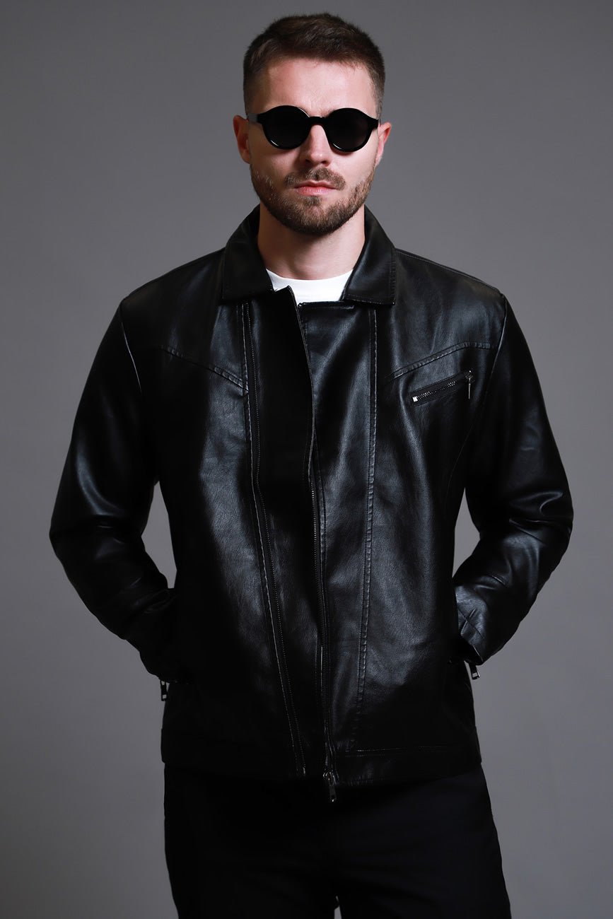 Chaqueta Biker Chamarra De Cuero Hombre Chaqueta Biker Chamarra