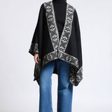 Poncho Unisex Con Grecas