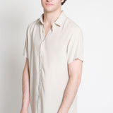 Camisa Manga Corta Bata Trasera