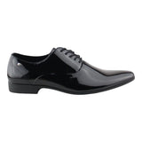 Zapato Vestir Para Hombre Lob Pu Patent Negro 57804507