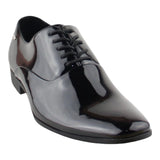 Zapato Vestir Para Hombre Lob Pu Patent Negro 57804507