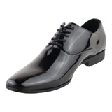 Zapato Vestir Para Hombre Lob Pu Patent Negro 57804507