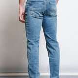 Pantalon Mezclilla Slim Desgastes