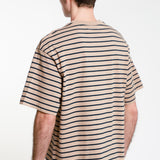 Playera Oversize Estampado Rayas