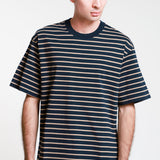 Playera Oversize Estampado Rayas