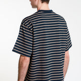 Playera Oversize Estampado Rayas