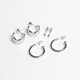 Set Aretes Moño