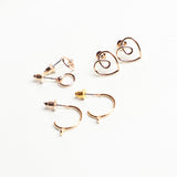 Set Aretes Corazón