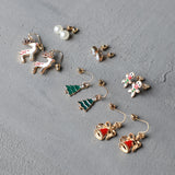 Set Aretes Navideños