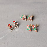 Set Aretes Navideños