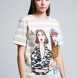 Playera Estampado Mujeres