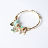 Pulsera Con Charms De Mariposa