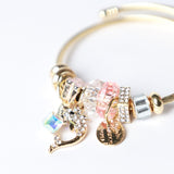 Pulsera Con Charms De Delfin