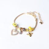 Pulsera Con Charms De Abeja