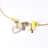 Pulsera Con Charms De Abeja