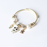 Pulsera Con Charms De Buho