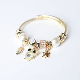 Pulsera Con Charms De Buho