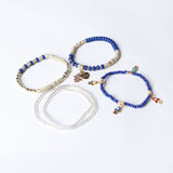 Set Pulseras Bohemias Ojo Turco