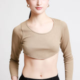 Blusa Escote Redondo Manga Larga