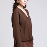 Blusa Escote Cruzado