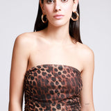 Crop Top Estampado Animal Print