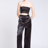 Blusa Crop Top Strapless