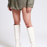 Falda Skort Tela Suede