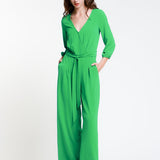 Jumpsuit Largo Con Cinto