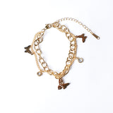 Pulsera Acero Inoxidable Mariposas