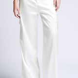 Pantalon Recto Satin Tipo Cargo