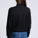 Blusa Tejido Punto Cuello Alto