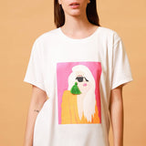 Playera Estampado "Chica"