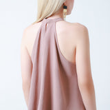 Blusa Cuello Halter Chiffon