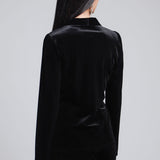 Saco Ligero Velvet Color Negro