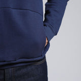 Sudadera Cuello Redondo Azul