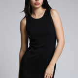 Vestido Corto Slim Negro