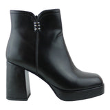 Botin Para Mujer Lob Pu Negro 59404508