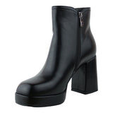 Botin Para Mujer Lob Pu Negro 59404508