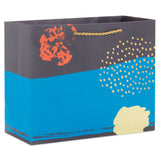 Bolsa de regalo horizontal mediana abstracta, 7.7"