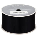 Cinta de grosgrén negra de 1,5", 12,9'