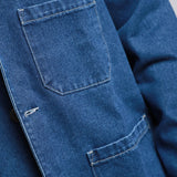 Cazadora Denim Cuello Solapa