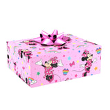 Rollo papel de regalo rosa Disney Minnie Mouse.22,5 pies cuadrados.