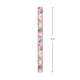 Papel de regalo rosa con Princesas Disney, 22,5 pies cuadrados.