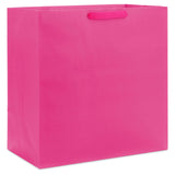 Bolsa de regalo extra profunda rosa intenso, 15"