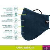 Cubrebocas Adulto Modelo Ladybug