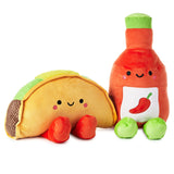 Better together - Peluche magnético grande de Taco y Salsa Picante, 16"