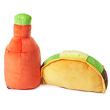 Better together - Peluche magnético grande de Taco y Salsa Picante, 16"
