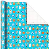 Papel de regalo "Party Animals", 27 pies cuadrados.